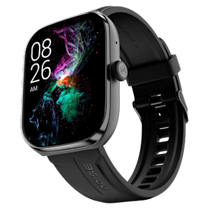 Noise ColorFit Ore Smartwatch with Bluetooth Calling (53.34mm HD AMOLED Display, IP68 Water Resistant, Jet Black Strap)