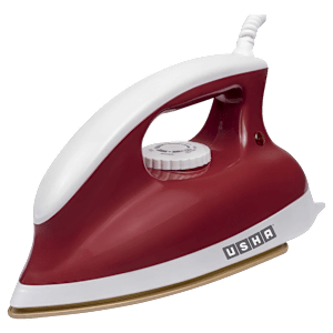 USHA Goliath 1200 Watts Dry Iron (Overheat Protection, GO1200WG, Red)