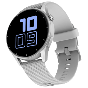 noise Fit Crew Smartwatch with Bluetooth Calling (35.05mm TFT Display, IP68 Water Resistant, Silver Grey Strap)