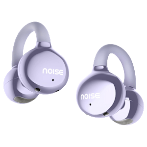 noise Air Clips TWS Earbuds with Environmental Noise Cancellation (IPX5 Water Resistant, AirWave Technology, Pearl Purple)