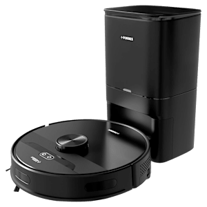 EUREKA FORBES Smartclean Robotic Vacuum Cleaner & Mop with Wi-Fi Connectivity (Smart Voice Control, Black & Orange)