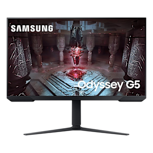 SAMSUNG Odyssey G5 81.28 cm (32inch) QHD VA Panel Height Adjustable Gaming Monitor with AMD FreeSync Premium