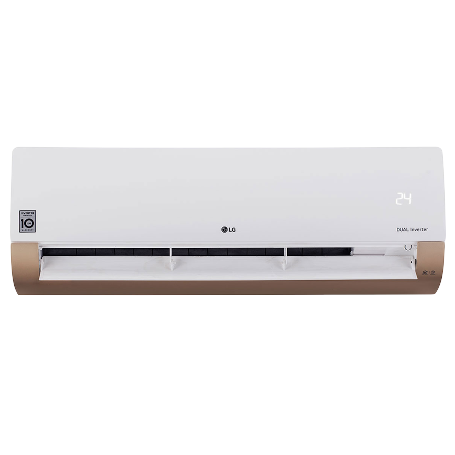LG 1 Ton 5 Star Inverter Split AC (KS-Q12AWZD.AMLG, Copper Condenser, White)_1