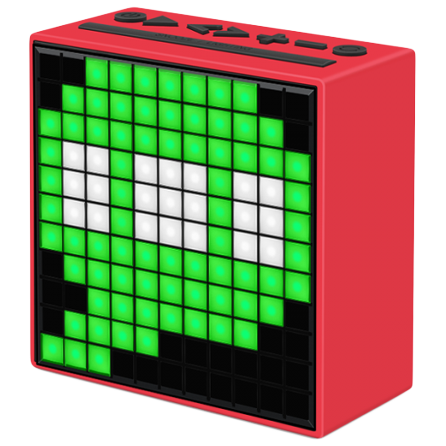 Divoom Timebox Smart Bluetooth Speaker (Red)_1