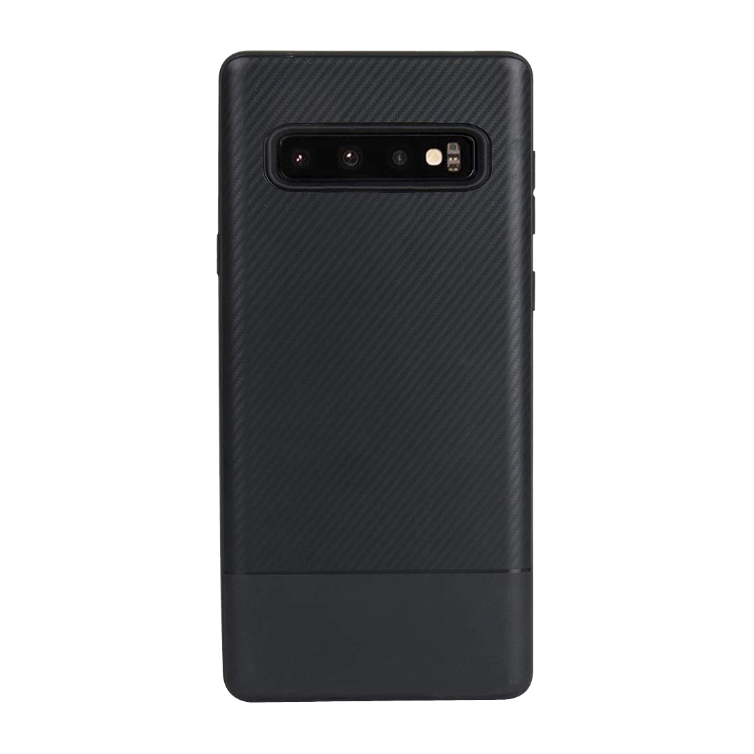 

Robobull Rubber Soft Back Case Cover for Samsung Galaxy S10 Plus (8904262699496, Black), No color