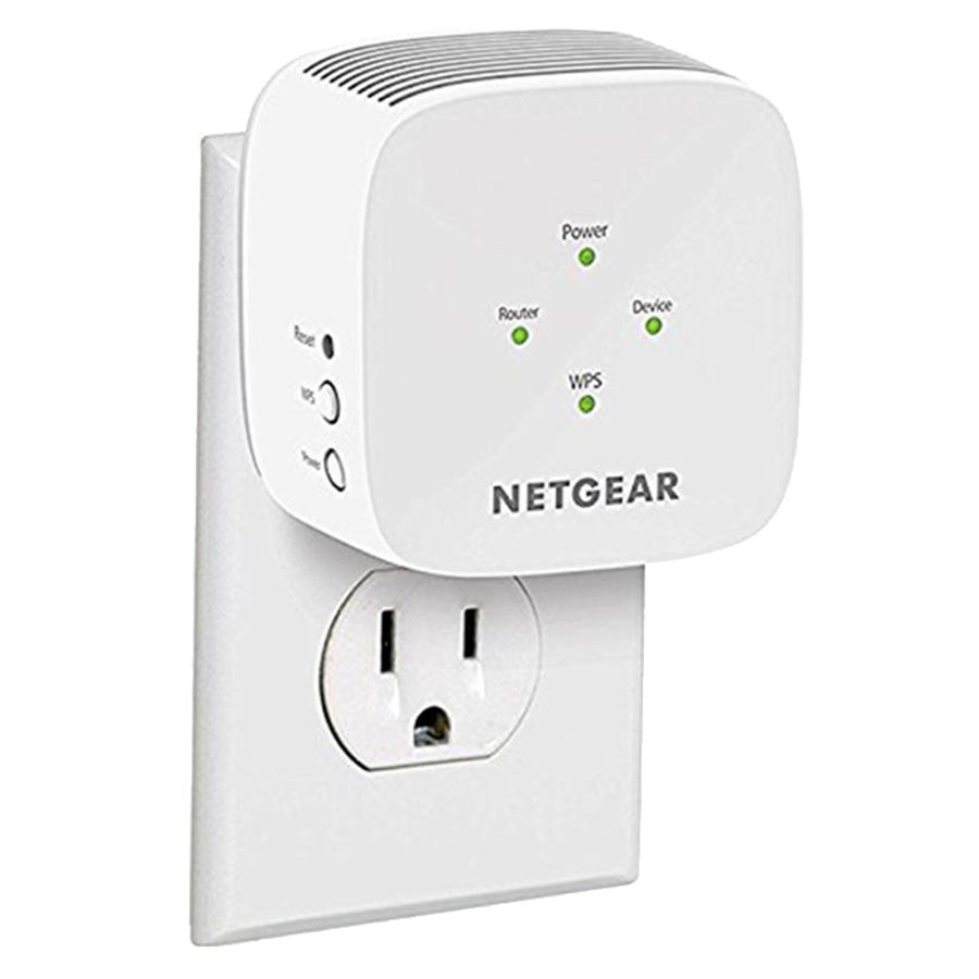 

Netgear AC750 Dual Band Wi-Fi Range Extender (EX3110, White), No color