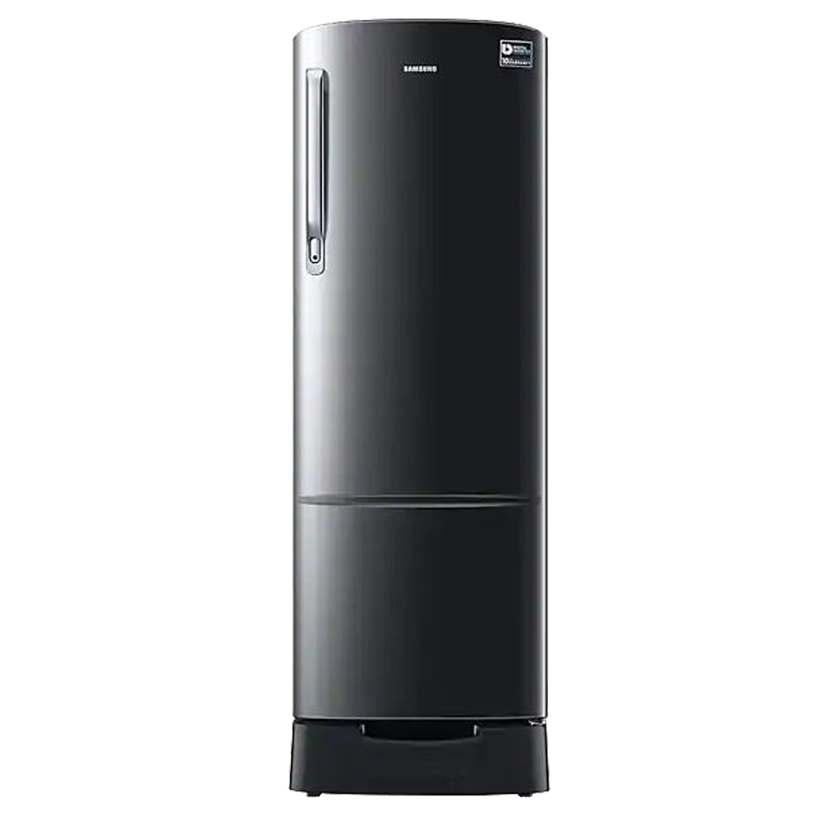 Samsung 255 L 3 Star Direct Cool Single Door Inverter Refrigerator (RR26N389ZBS/HL, Black VCM)_1