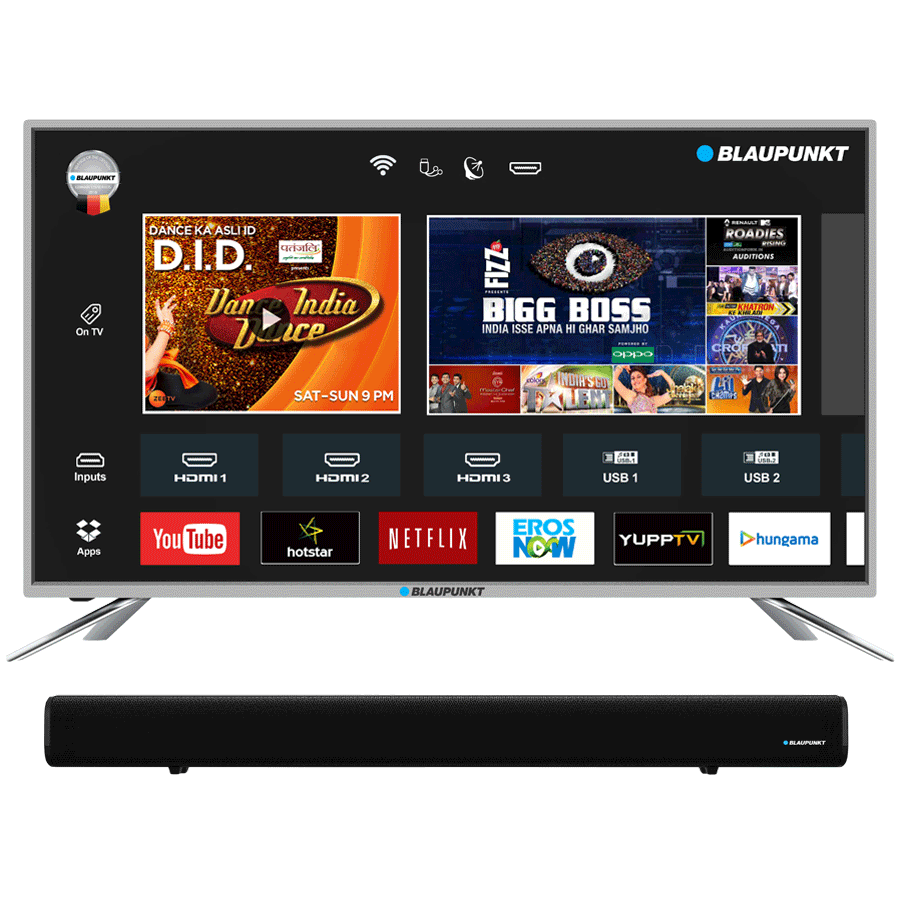 Blaupunkt 80 Cm (32 Inch) HD LED Smart TV (BLA32AS460, Black)_1