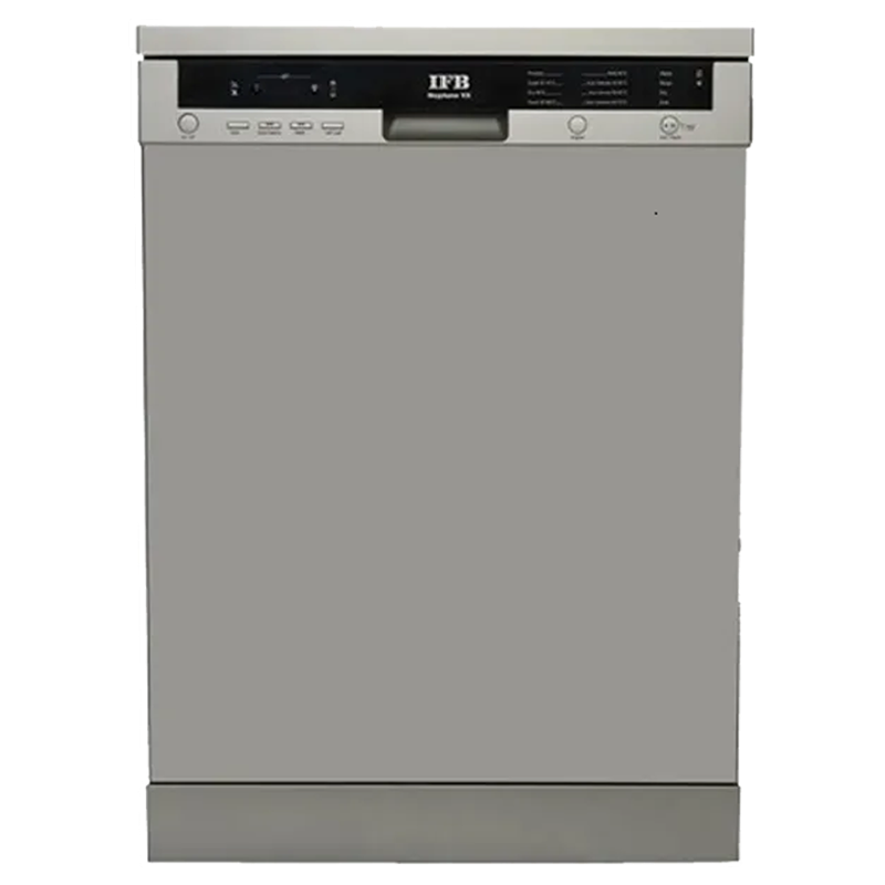 IFB Neptune VX 12 Place Setting Freestanding Dishwasher (Water Softener, Dark Silver)