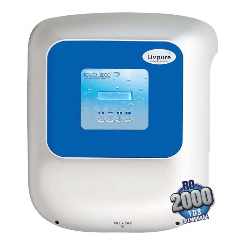 

Livpure Touch 2000 Plus Water Purifier (RO + UV) (White), No color