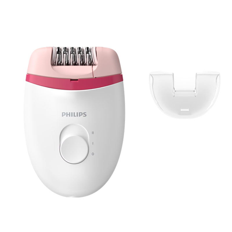 Philips Satinelle Essential Corded Epilator (Compact, BRE235/00, White/Pink)_1