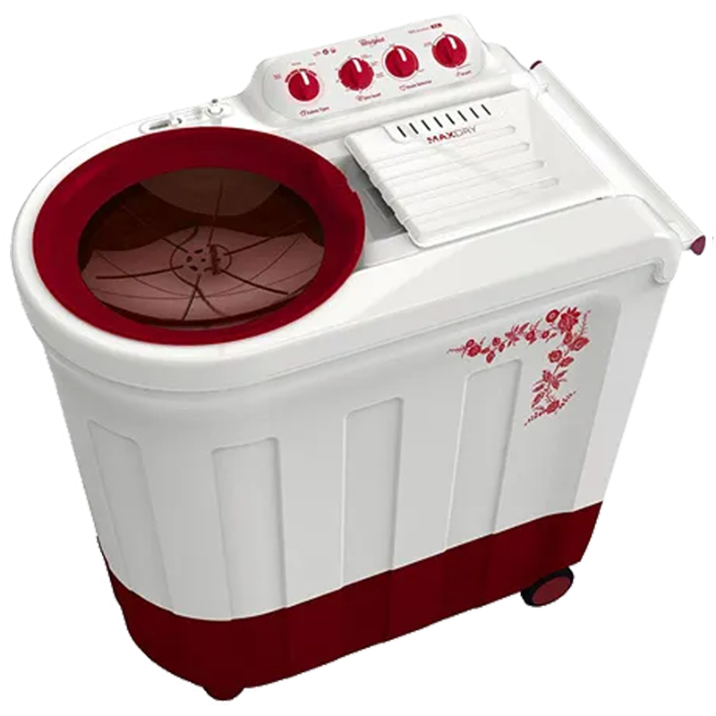 Whirlpool 7.5 kg Semi Automatic Top Loading Washing Machine (Ace 7.5 Turbodry, Red)_1