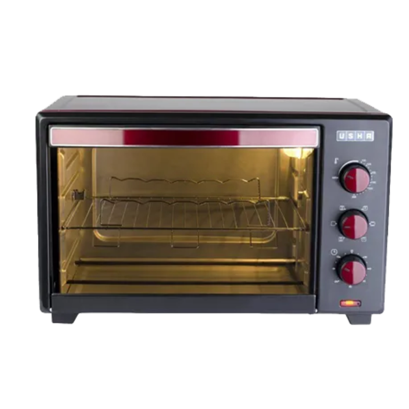 

Usha OTG 3619R 19 Litres Oven Toaster Grill (Black), No color