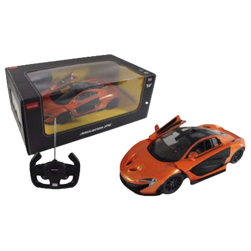 

Rastar McLaren P1 1:14 Remote Controlled Car (SW-582, Orange), No color