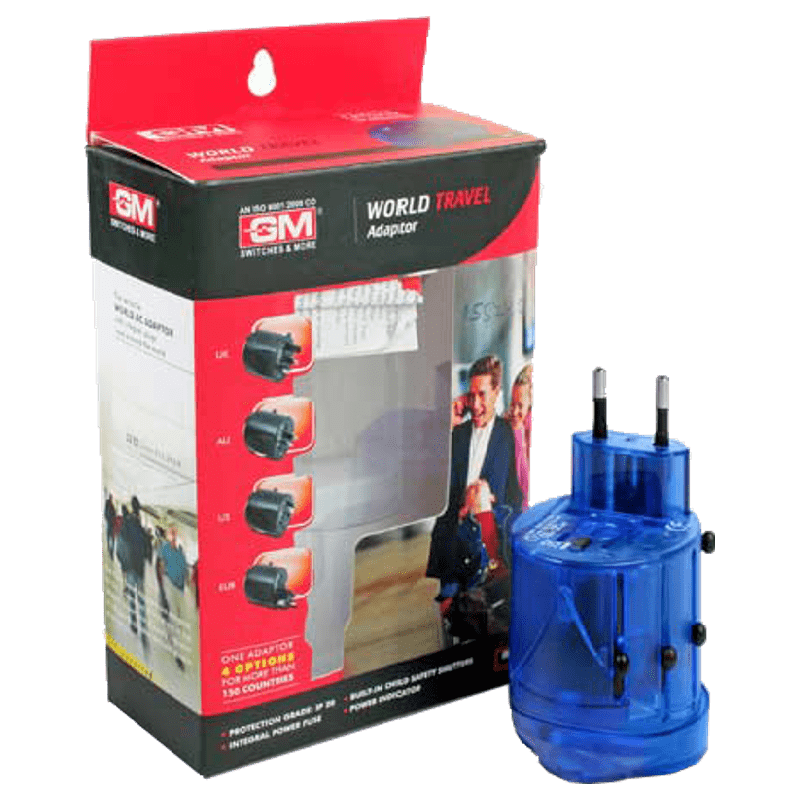 

GM 3010 World Travel Adapter (As Per Stock Availability)