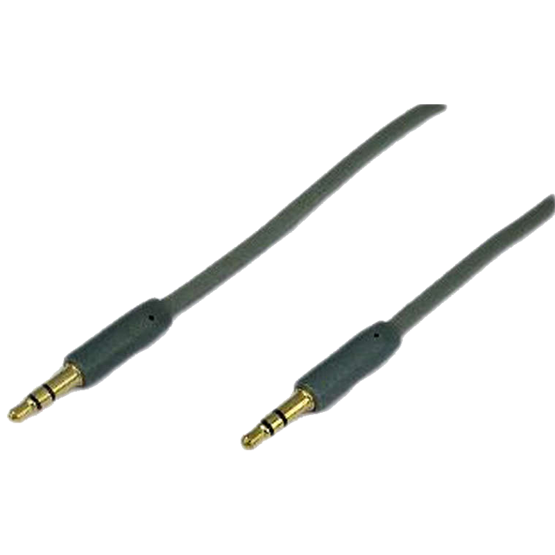 

Croma 200 cm 3.5mm Flat Stereo Aux Cable (CREE0550, Grey), No color