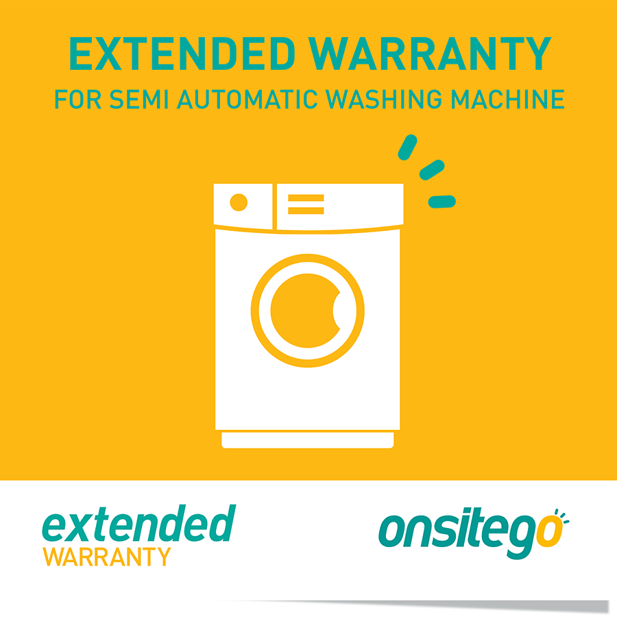onsite - onsitego 1 Year Extended Warranty for Semi Automatic Washing Machine (Rs.12,000 – Rs.20,000)