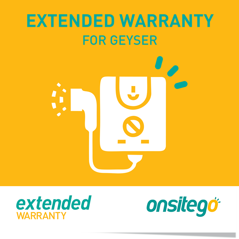 

Onsitego 1 Year Extended Warranty for Geyser (Rs.5000 - Rs.10,000), No color