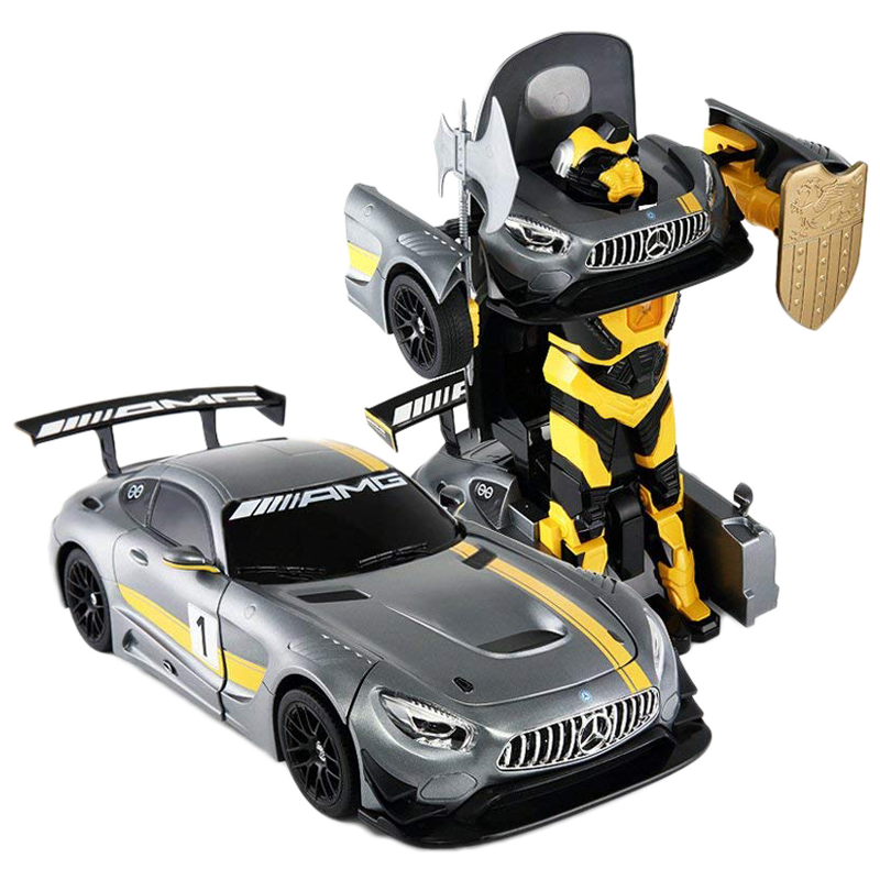 Raster R/C 2.4G Mercedes-Benz GT3 Transformable Car (Black) - Price ...