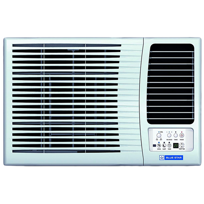 

Blue Star 1 Ton 3 Star Window AC (Copper Condenser, 3W12LA, Milky White), No color