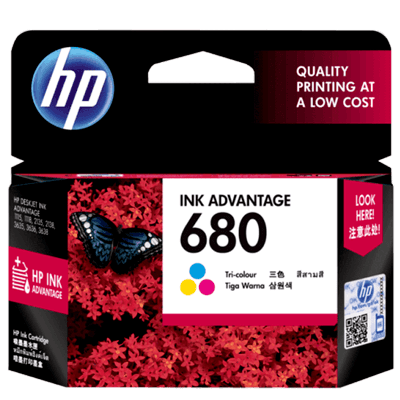 

HP 680 Original Ink Advantage Cartridge (F6V26AA, Tri-color), Not applicable