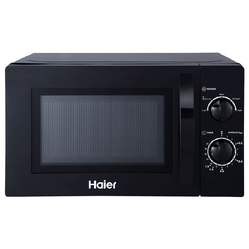 Haier 20 Litres Solo Microwave Oven (HIL2001MWPH, Black)_1