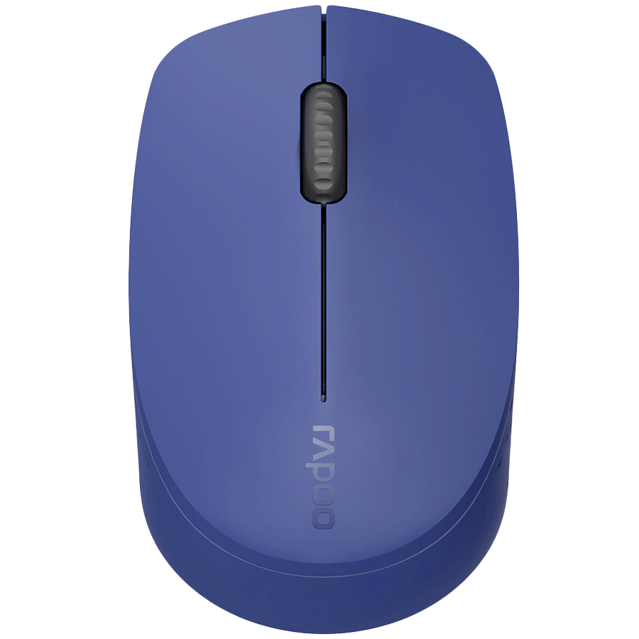 

Rapoo M100 1300 DPI Bluetooth Wireless Mouse (Blue), No color