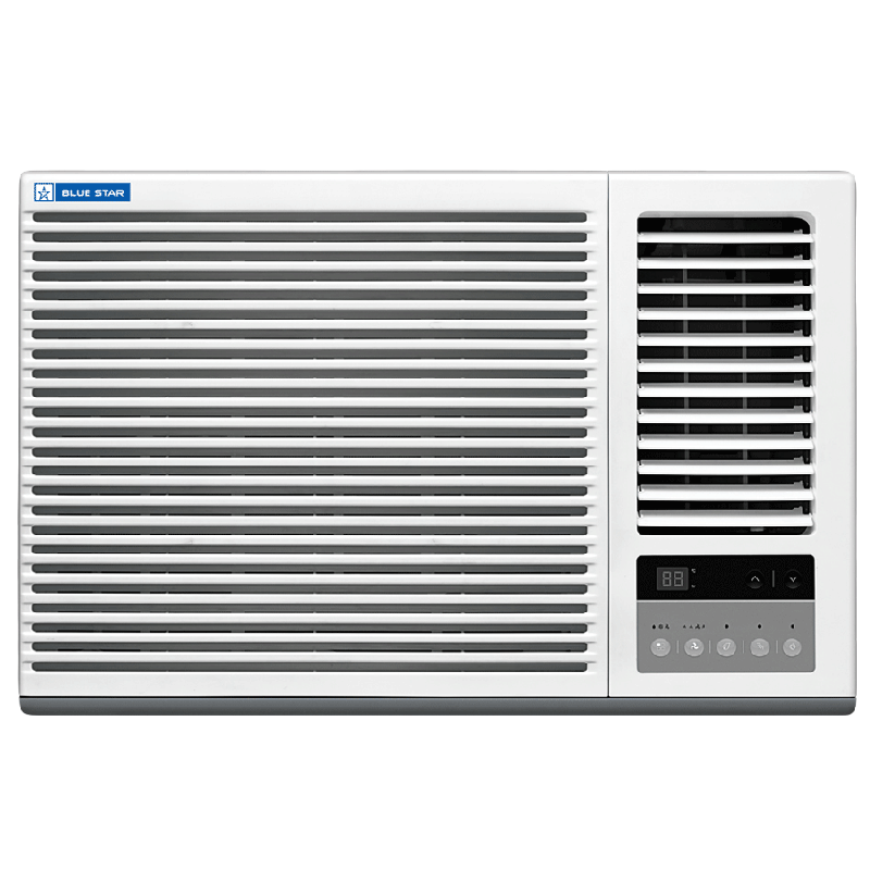 

Blue Star 1.5 Ton 3 Star Window AC (Copper Condenser, 3W18GBT, White), No color