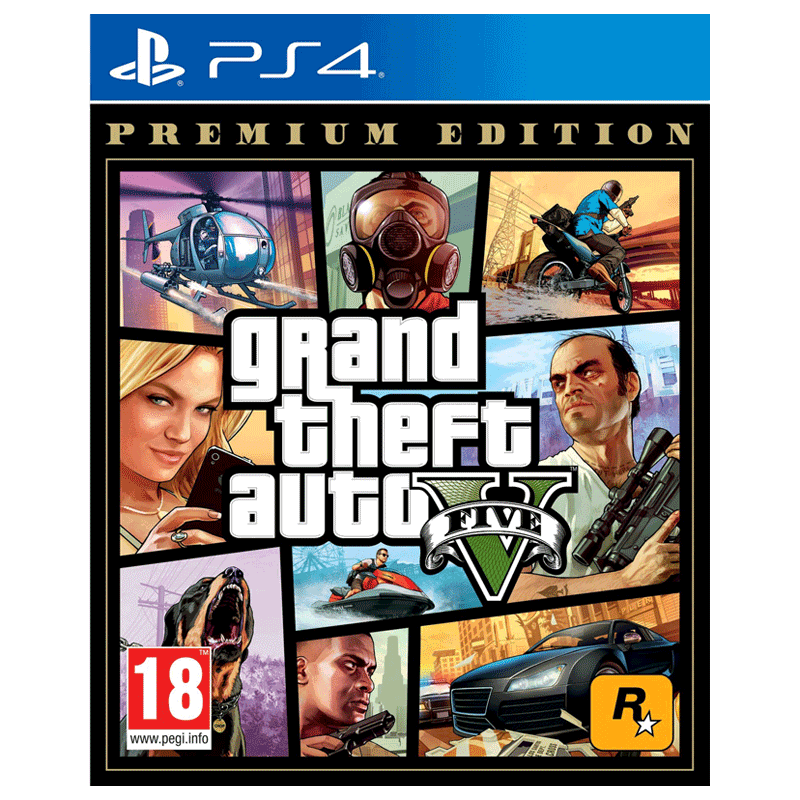 Rockstar Games PS4 Grand Theft Auto V Premium Edition Game_1
