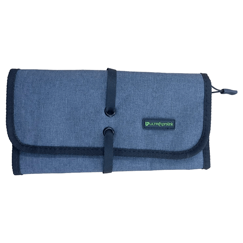 

Ultraprolink Valet Cable and Power Management Travel Pouch (UM0090, Grey), No color
