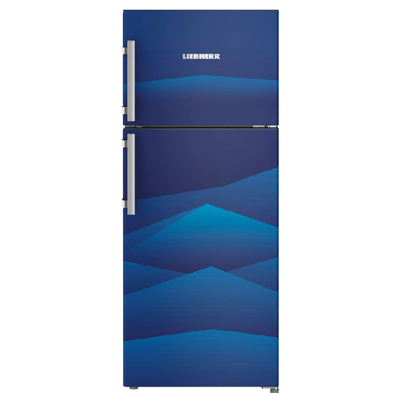 

Liebherr 265 Litres 3 Star Frost Free Inverter Double Door Refrigerator (Stabilizer Free Operation, TCb 2640, Blue Landscape), No color