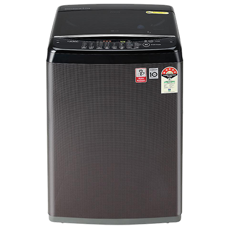 LG 6.5 Kg 5 Star Fully Automatic Top Loading Washing Machine (T65SJBK1Z.ABKQEIL, Black Knight)_1