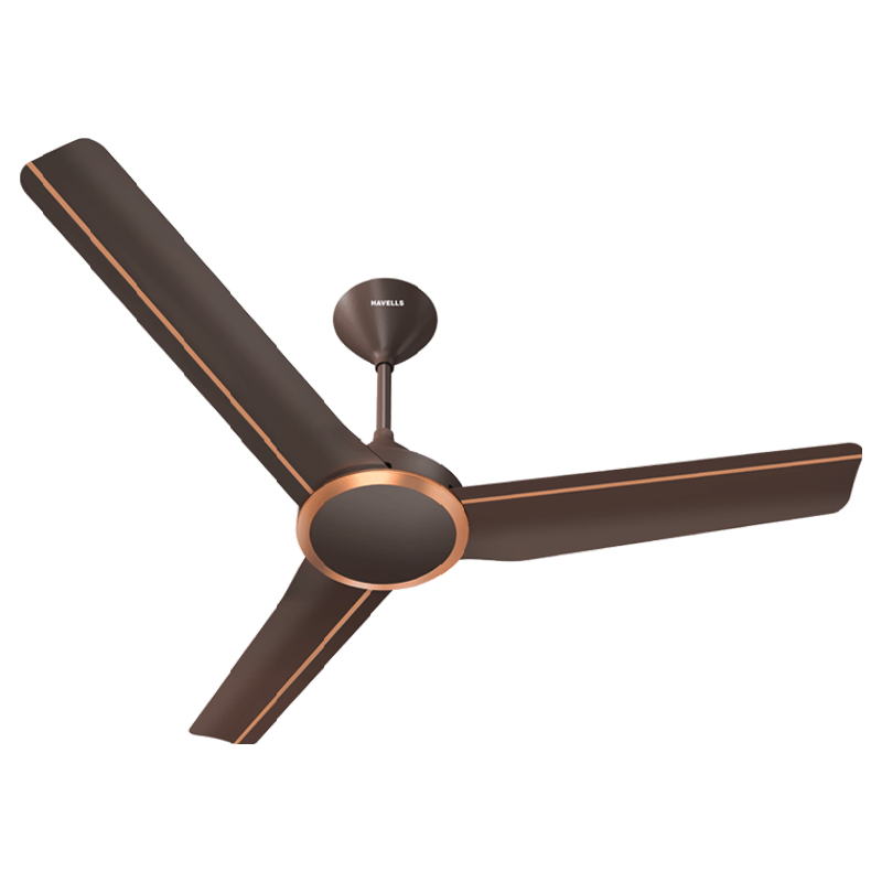 Havells Trinity 120cm 3 Blade Ceiling Fan (FHCTTSTDLC48, Copper)