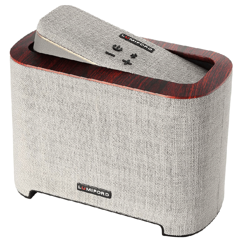 LUMIFORD - Lumiford Stereo Subwoofer Docking Wireless Speaker (BT04, Light Grey)