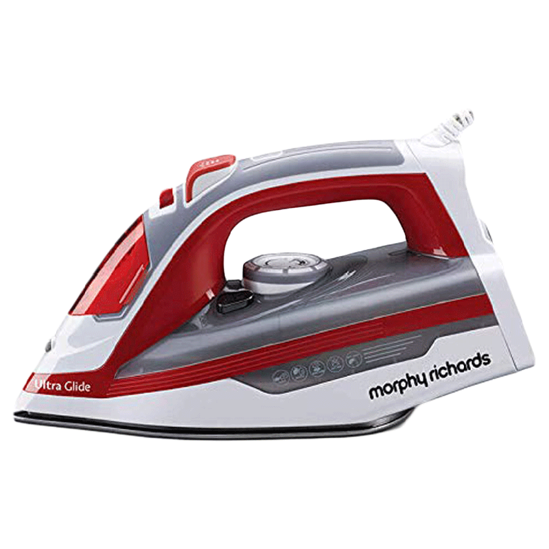 Morphy Richards Ultra Glide 1600W Steam Iron 1600 W Steam Iron  (Red and White)