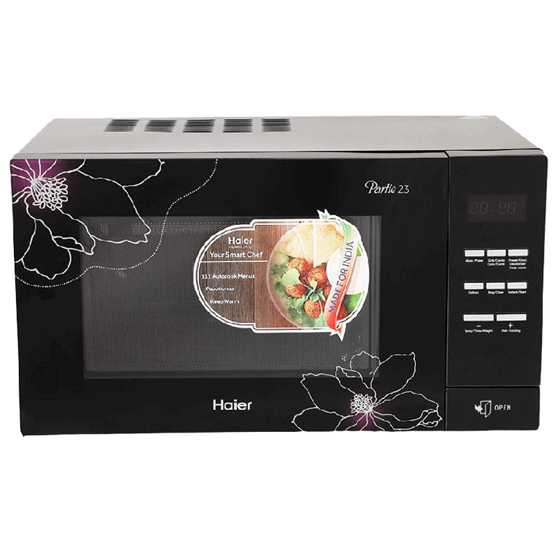 Haier 23 Litres Convection Microwave Oven (HIL2301CBSB, Black)_1