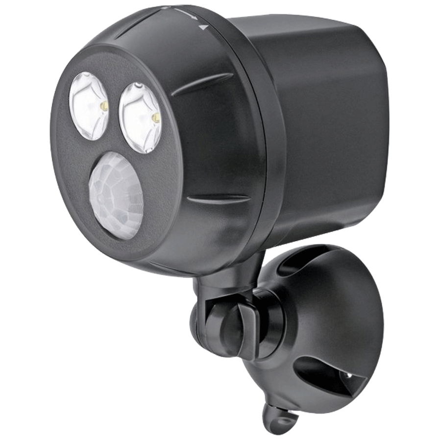 Mr. Beams Electric Powered 400 Lumens Wireless Motion Sensor Spot Light (MB390, Black)_1
