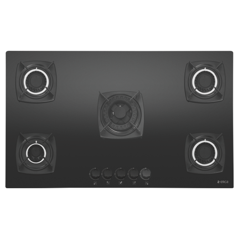 

Elica DT Flexi MFC 5B 90 Swirl 5 Burner Cooktop (Black)