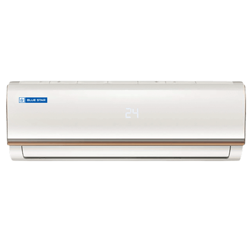 

Blue Star R Series 1 Ton 3 Star Inverter Split AC (Copper Condenser, IC312RBTU, White), No color