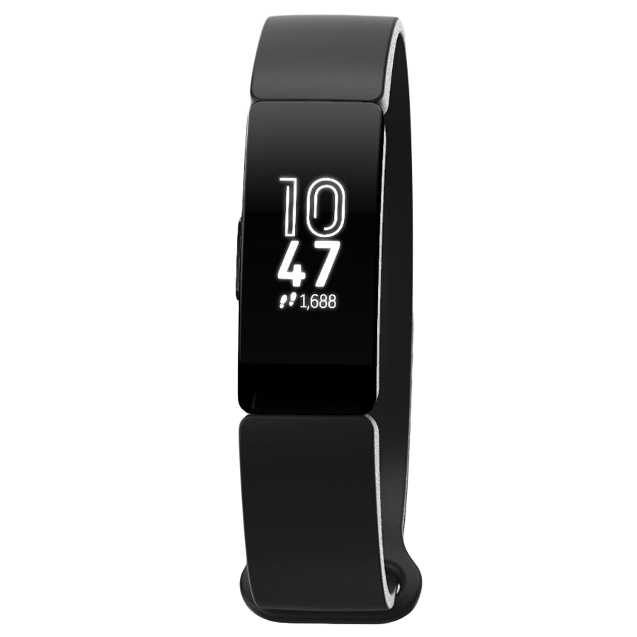 Fitbit Inspire Fitness Tracker (OLED Touchscreen Display, FB412BKBK, Black, Elastomer Band)_1