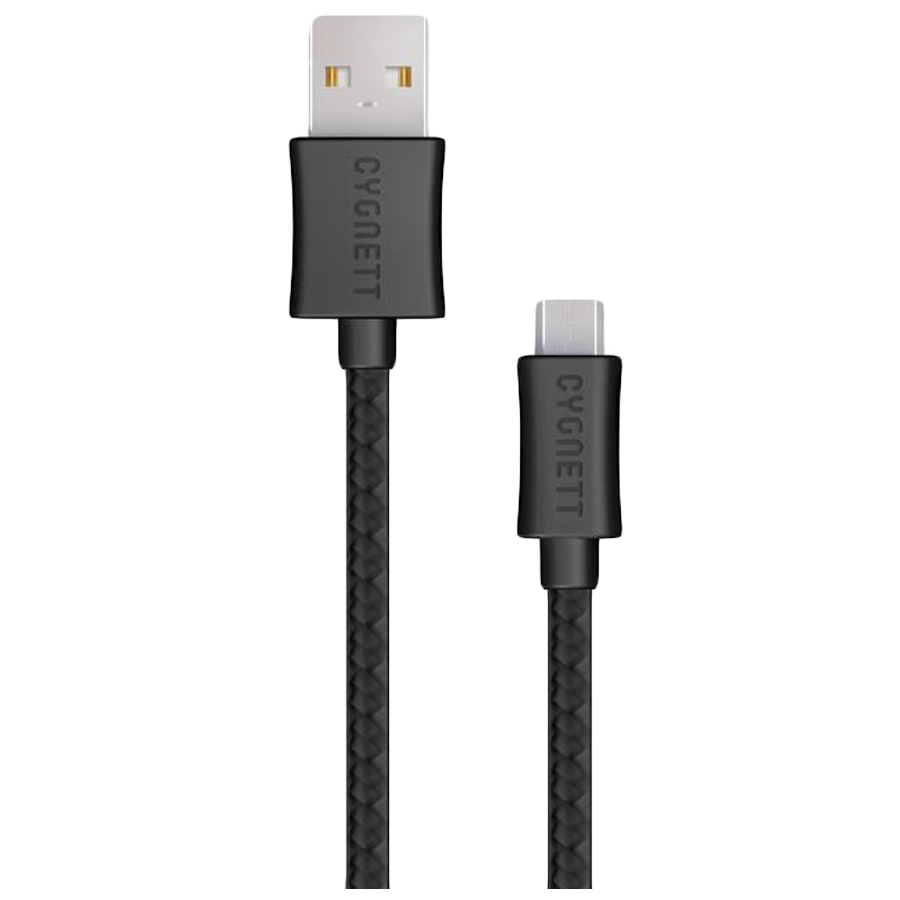 Cygnett USB (Type-A) to Micro USB Cable (CY2006PCCSL, Black)