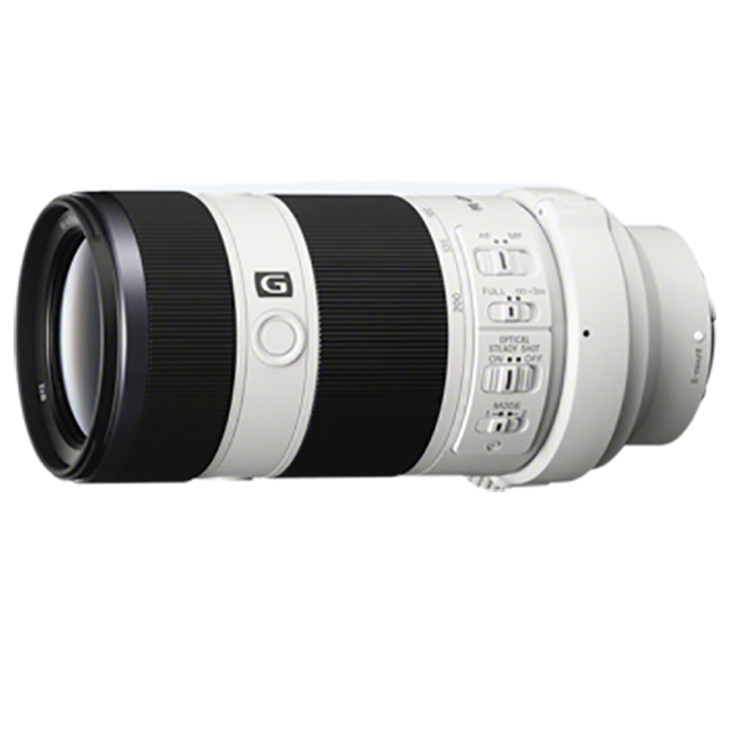 

Sony 70 - 200 mm G OSS E-Mount Lens (SEL70200G, White/Black), No color