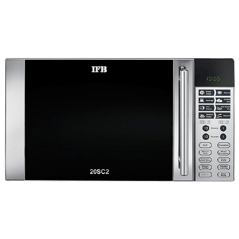IFB 20 Litres Convection Microwave Oven (20SC2, Metallic Silver)