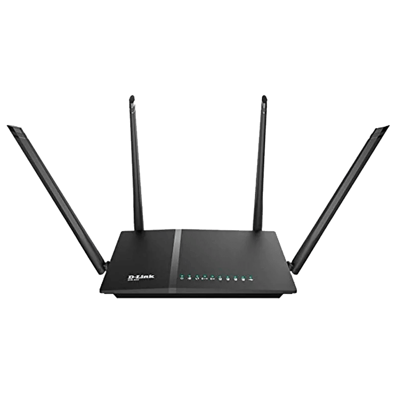 D-Link AC1200 Dual Band 1200 Mbps WiFi Router (4 Antennas, 5 LAN Ports, USB 3G LTE Support, DIR-825, Black)_1