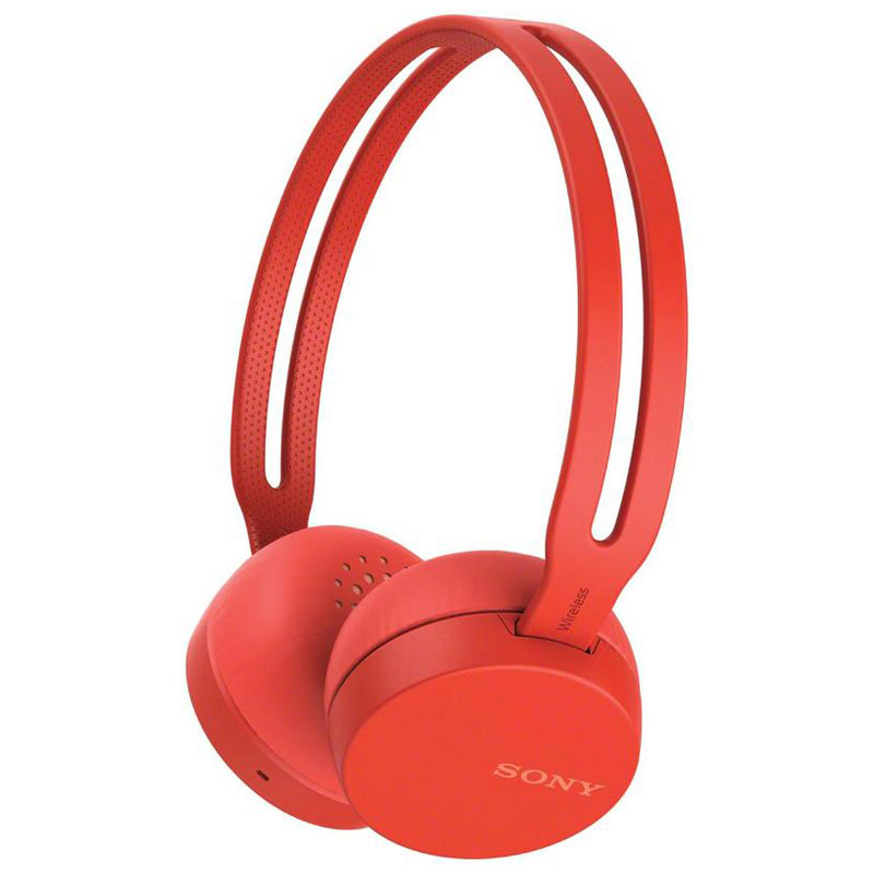 Sony WH-CH400 Bluetooth Headphones (Red)_1