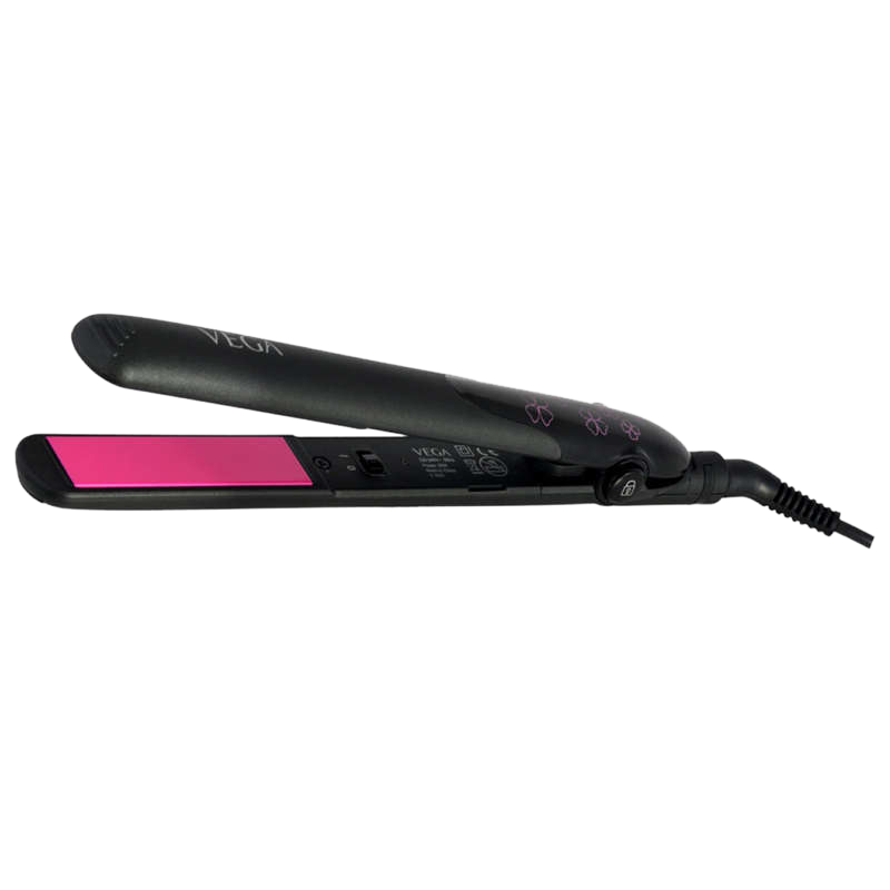 VEGA Adore Hair Straightener (VHSH-18, Black/Pink)