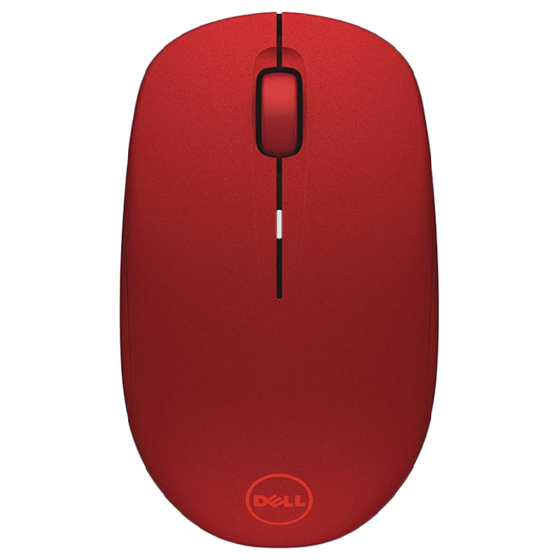 

Dell WM126 Optical Wireless Mouse (Red), No color