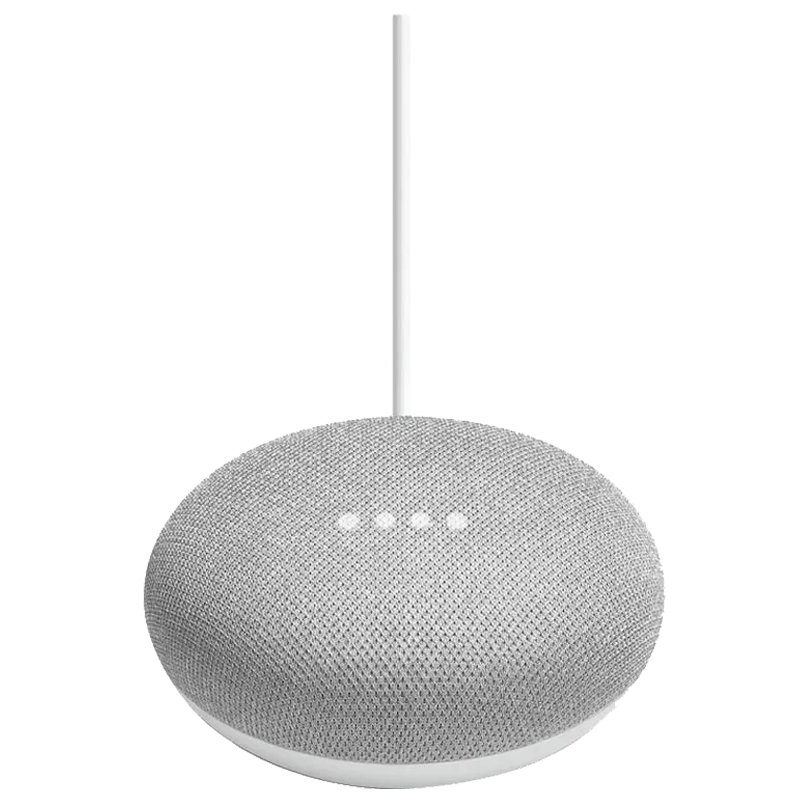 Google - Google Home Mini Bluetooth Speaker (Grey)