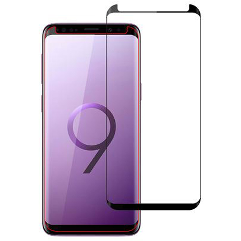 

Stuffcool Full Covarage 3D Tempered Glass Screen Protector for Samsung Galaxy S9 Plus (MGGP3DSGS9P, Black), No color