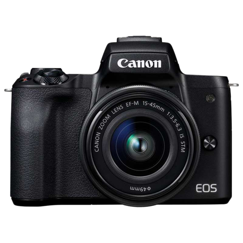 

Canon M50 24.1 MP Mirrorless Camera Body with 15 - 45 mm Lens (2680C019AA-K, Black), No color
